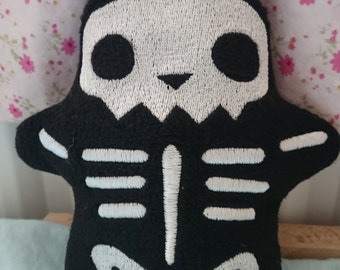 cat skeleton plush