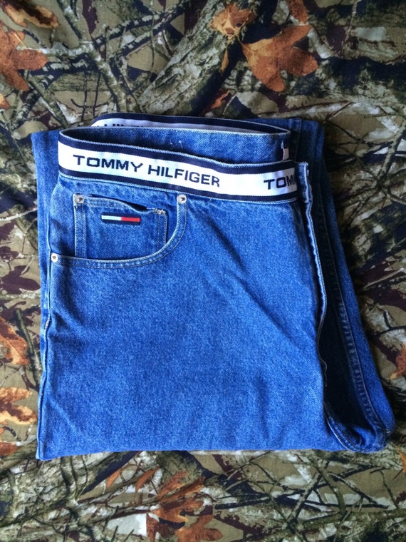 tommy baggy jeans