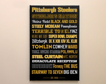 Pittsburgh Steelers - Canvas or Poster
