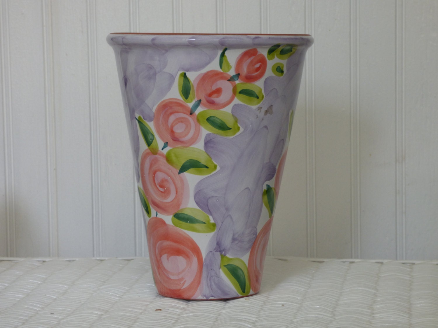 Ceramic Vase Glazed High Gloss Finish Lovely by ChicAvantGarde
