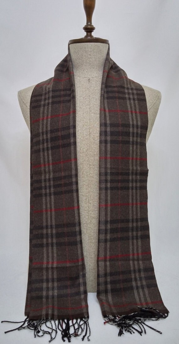 Brown Scarf Brown Men's Scarf Brown Men's Scarf Soft by PeraTime