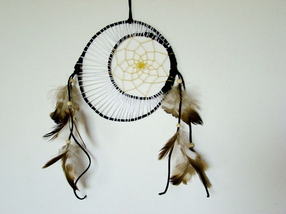 Sun And Moon Dream Catcher 6.5 Inch In By Mynaturalmysticshop