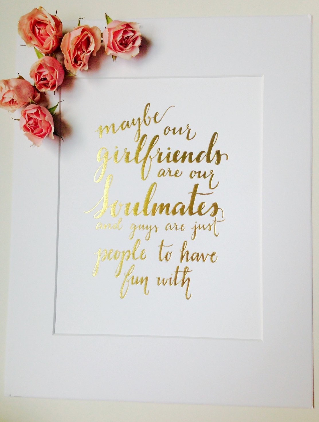 Best Friend Quote Soulmates Sex And The City от Velvetcrowndesign