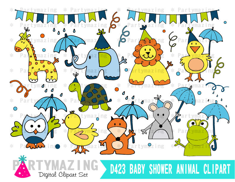 baby animal clipart baby shower - photo #21