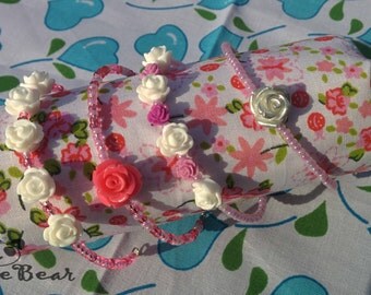 BJD - Resin Rose Headbands - Pinks