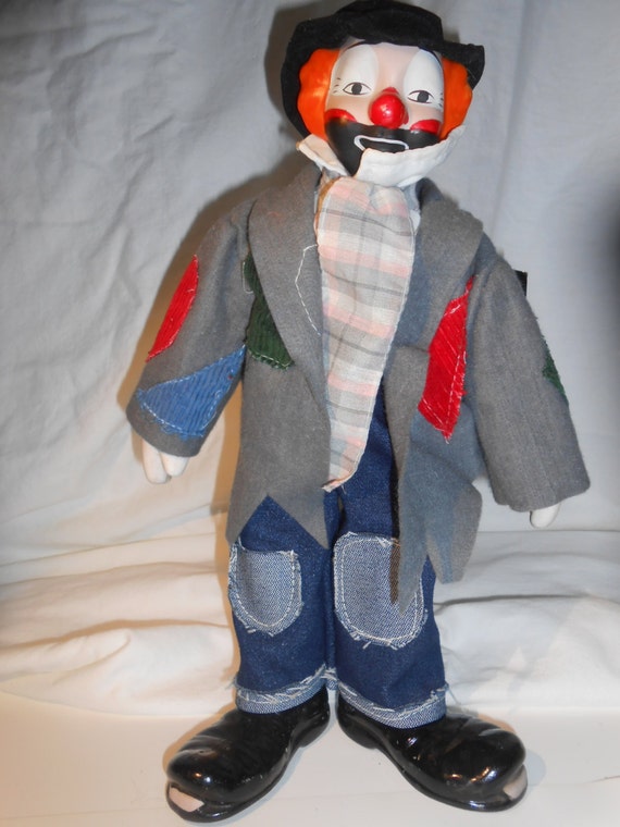 House of Lloyd Collectible Porcelain Clown Doll Porcelain
