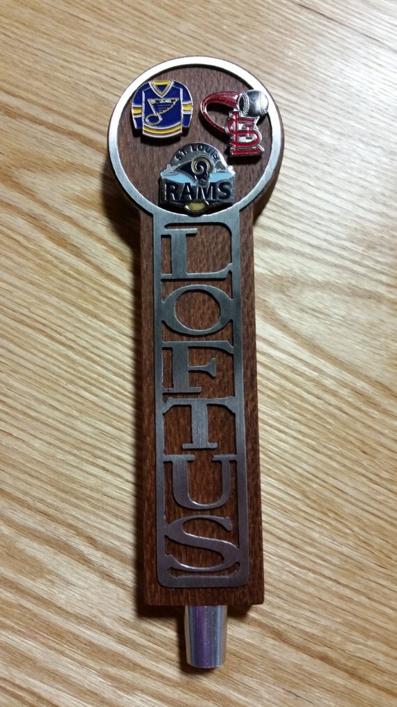 Items similar to Beer Tap Handle Sports Teams NFL NHL Wood and