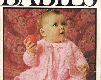The Babies Knitting book, Patons 790, patterns for 3 ply baby yarns, 1960s 60s sixties, baby knitting patterns, vintage knitting patterns