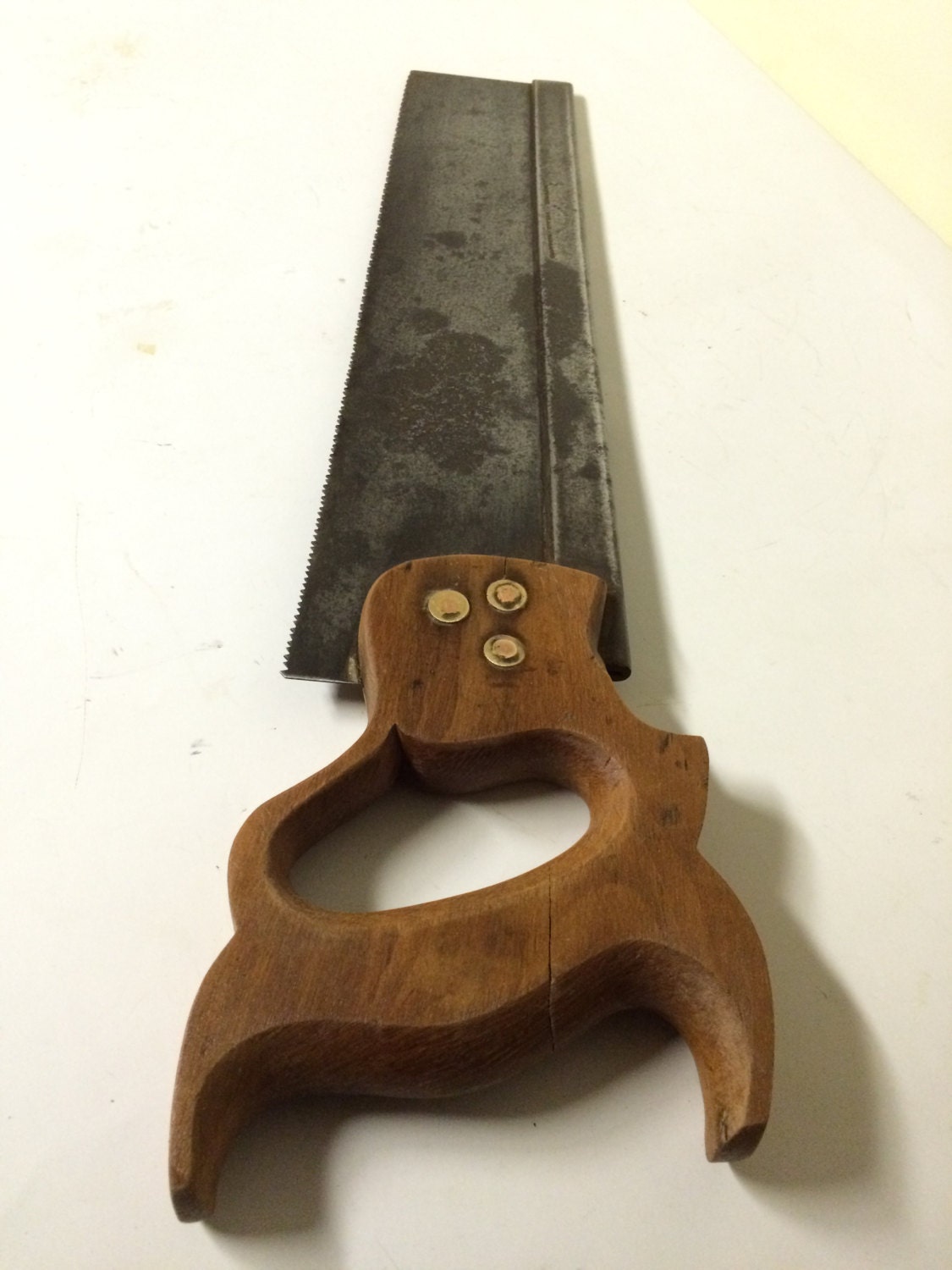 Henry Disston Back Saw 12 Point 14 Inch this saw has by ANNZTIQUES