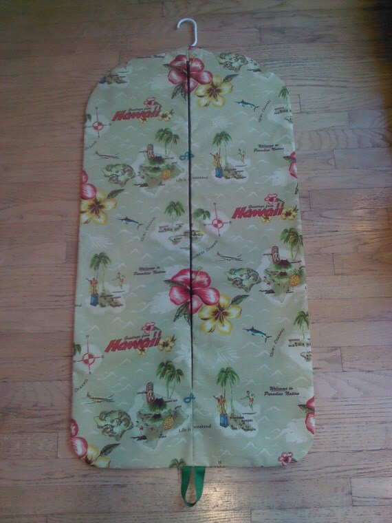 Women's Hawaiian Print Hanging Garment Bag
