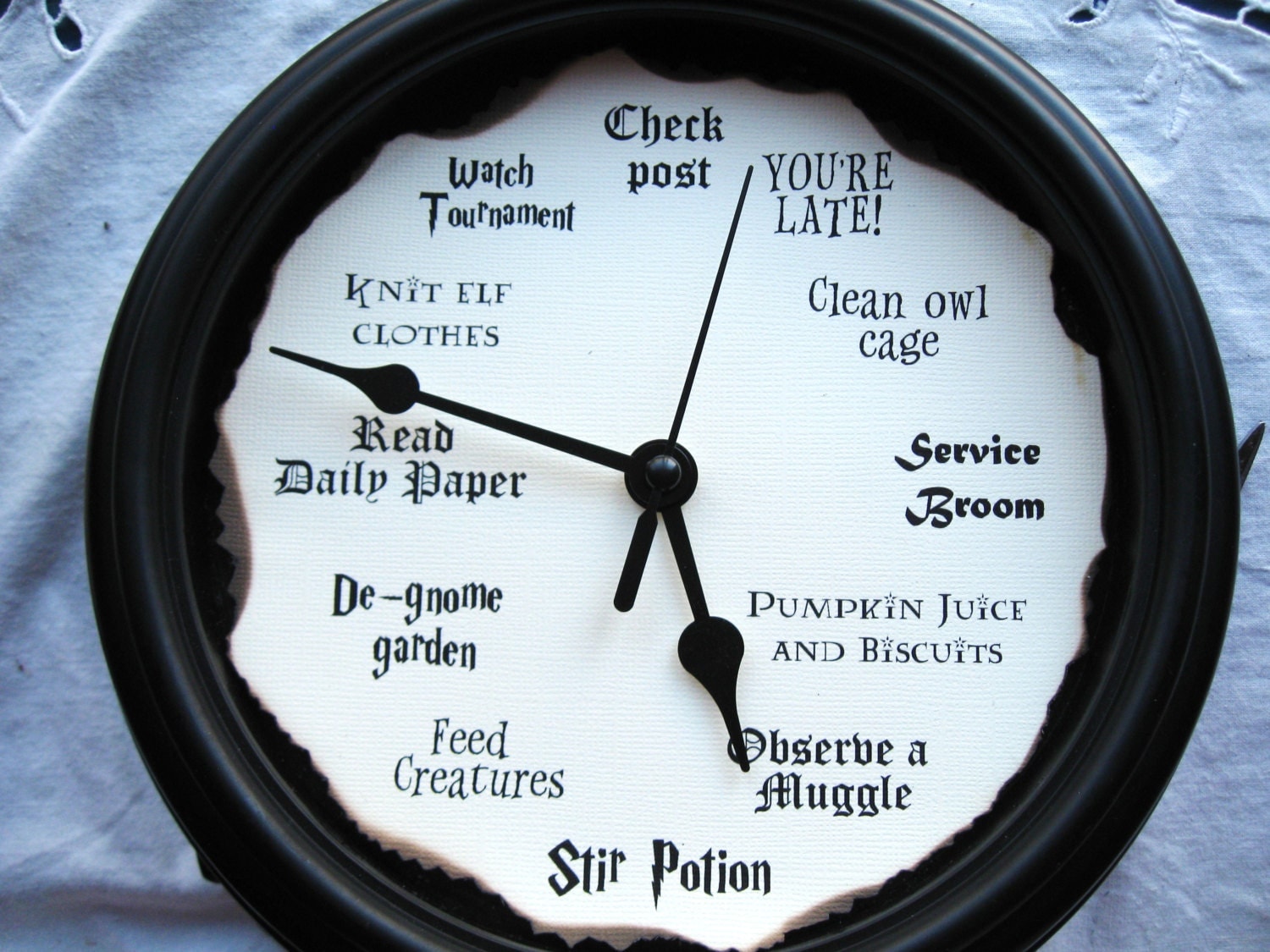 Harry Potter Clock 8.75 inches