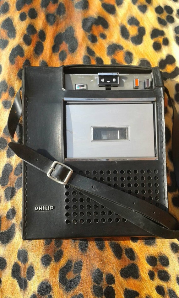 PHILLIPS Cassette Tape player Recorder 70s by MyOldEnglishVintage