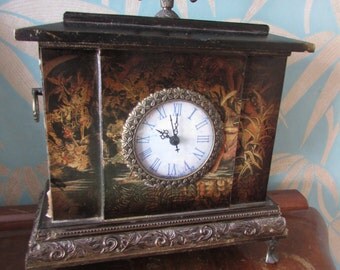 Vintage mantle clock | Etsy