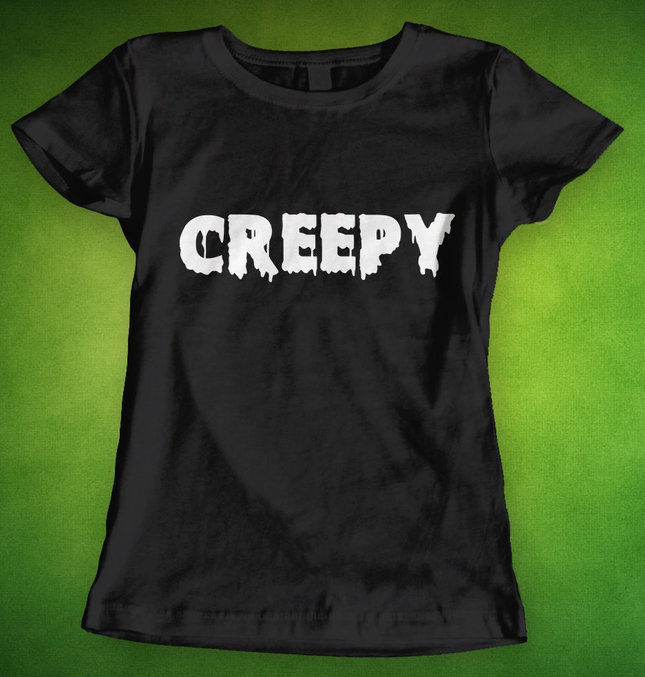 Creepy Scary Spooky Hipster Tumblr Tshirt T shirt Tee T-shirt