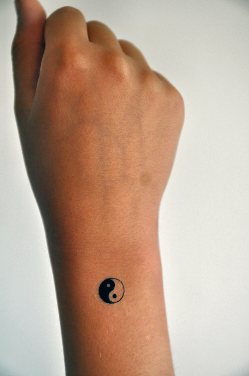 Yin-Yang Temporary Tattoo Yin-Yang Symbol Hippie Tattoo
