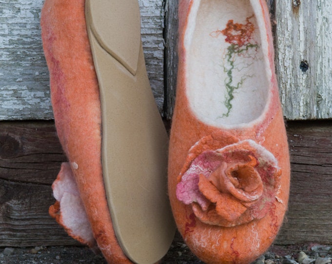 burnt orange slippers