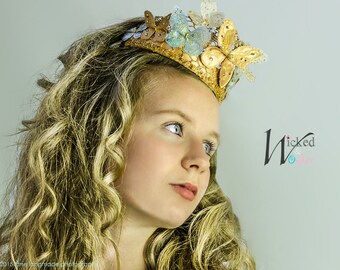 Cinderella Accessories – Cinderella Crown, Cinderella 2015 Butterfly Crown for Teen & Adult Princess Costume