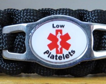Medical Alert Bracelet >> Thrombocytopenia | Etsy Medical Alert Bracelet >> Thrombocytopenia | Etsy