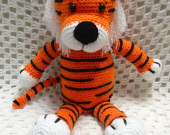 Tiger Toy, boy gift, toddler boy gift, crochet toy, animal softie