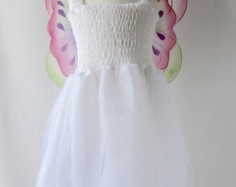 Christmas Fairy, Angel Dress, White Fairy Dress, Christmas Dress, Girl's Fairy Dress, Baby Fairy Costume, Girl's Party Dress, Birthday Dress
