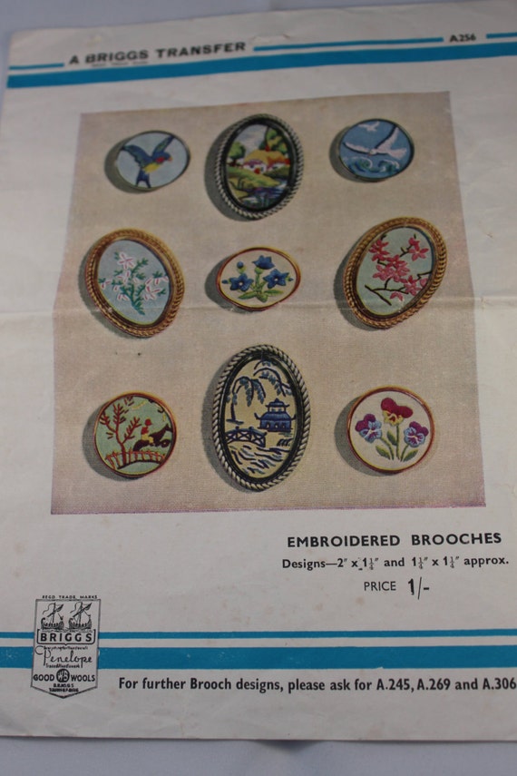 Vintage Iron-on Transfers For Embroidered By TheVintageSewingB