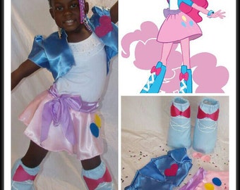 Pinkie Pie Inspired My Little Pony Costume Kid/Adult/Plus sz avail