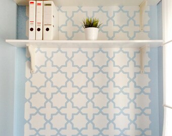 Marokko Dual dekorative Wandschablone für DIY Projekt von StenCilit