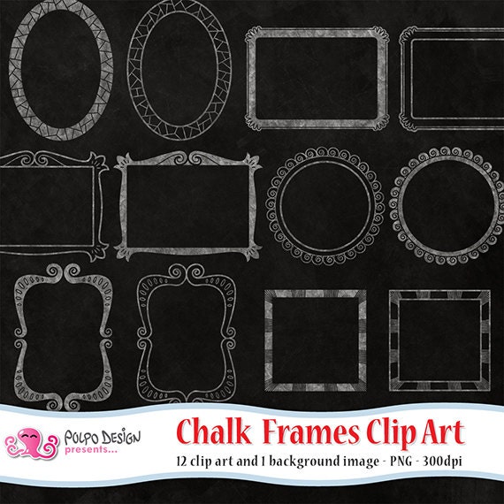 chalkboard frames clipart - photo #9