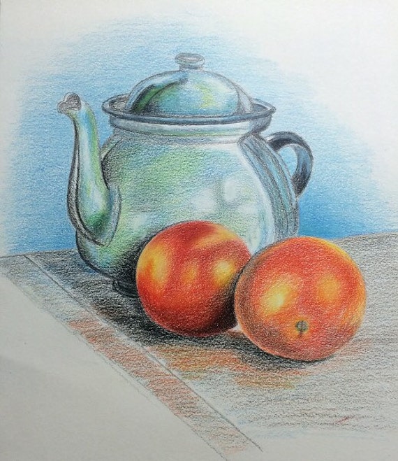 Get Still Life Easy Coloured Pencil Drawings PNG