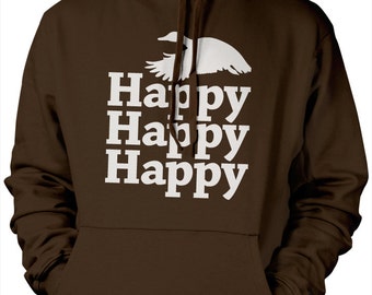 stupid happy hoodie