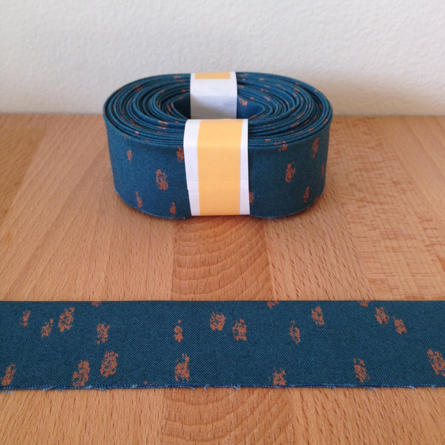 6 yards of 1.25 doublefold quilt binding Heavy Metal