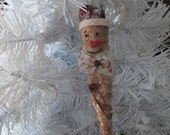 Whimsical Icicle Tree ornaments - Set of 3 with a Bonus Candy Cane Ornament