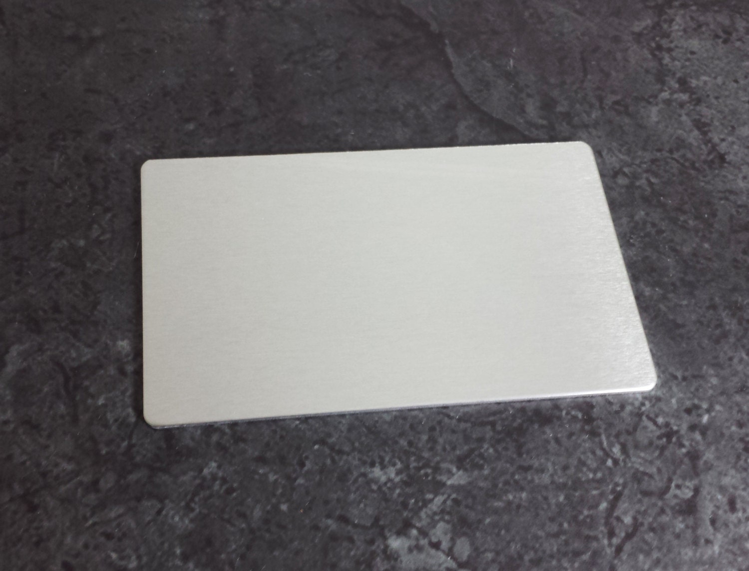 aluminum wallet card insert blank 3003 aluminum 18 gauge