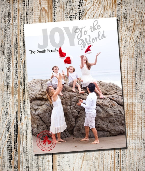 Christmas Photo Card Photo Christmas Card Print by partyprinters