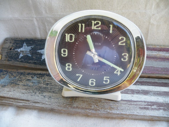 wind up ticking big ben alarm clock