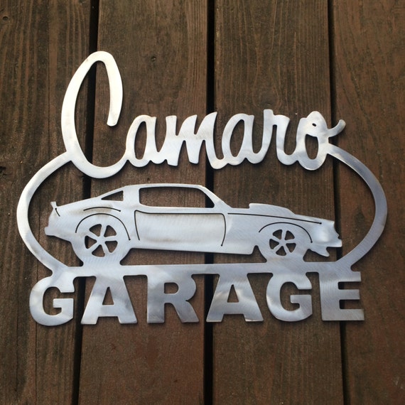 Camaro 2nd Generation 70-81 Metal Garage sign Garage sign