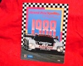 GRAND PRIX of Palm BeCH 1988 Program with Castrol Jaguar on the Cover