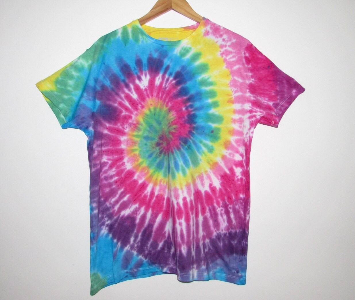 Vibrant Spiral Tie Dye Tshirt by HarleyMade on Etsy