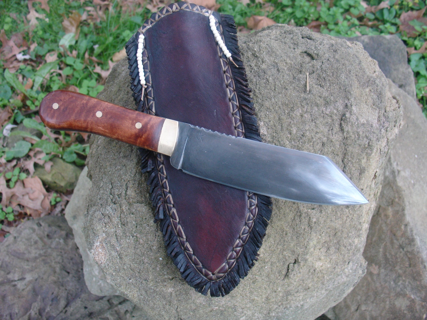 Custom Hand Camp Knife by James Collins BlackOak