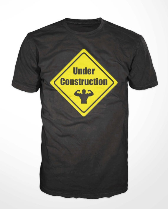 Under Construction Shirt Workout Tees Men�s by