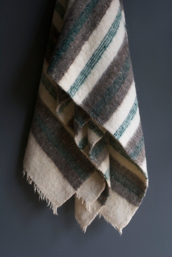 Handwoven 100 Wool Blanket Guatemala by MayaMueble on Etsy