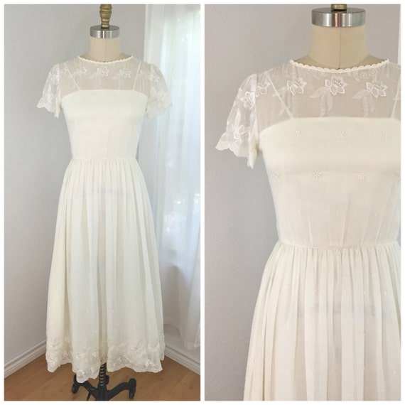 Beautiful Vintage Wedding Dress Saks Fifth Avenue Xs small