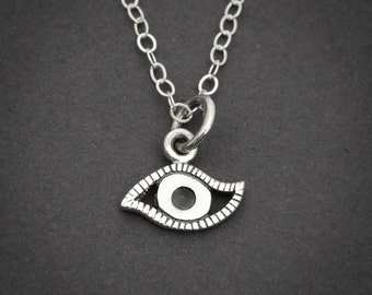 All Seeing Eye Necklace Illuminati Necklace by BijouBright on Etsy