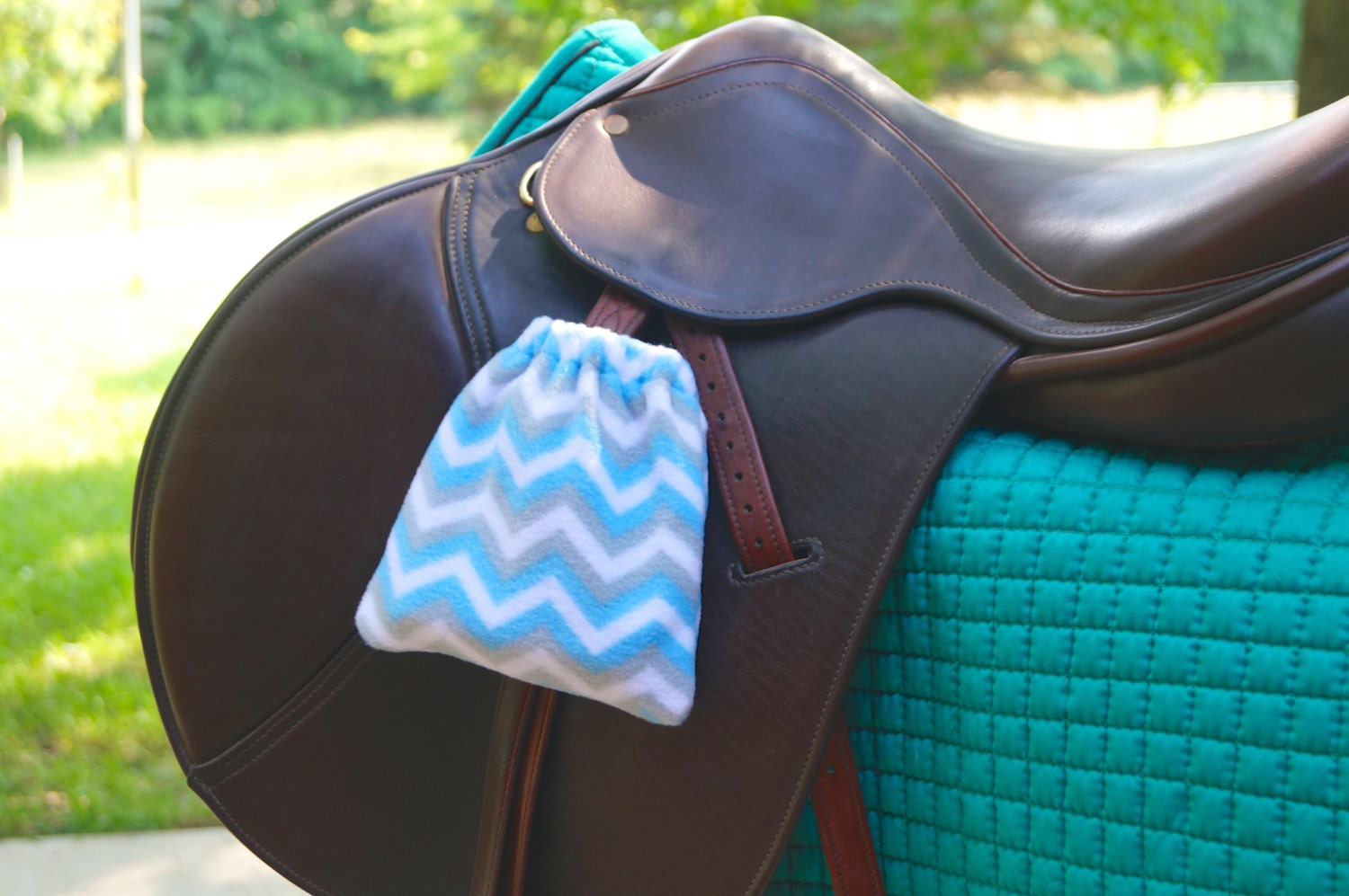 English Stirrup Covers Chevron Horse Tack Hunter Jumper