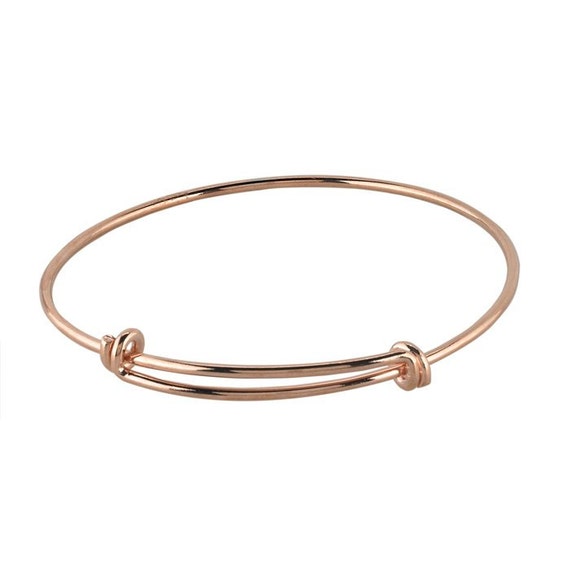 Bracelet gold by  AHSS Bangle bracelet Etsy etsy on Rose Gold rose Adjustable