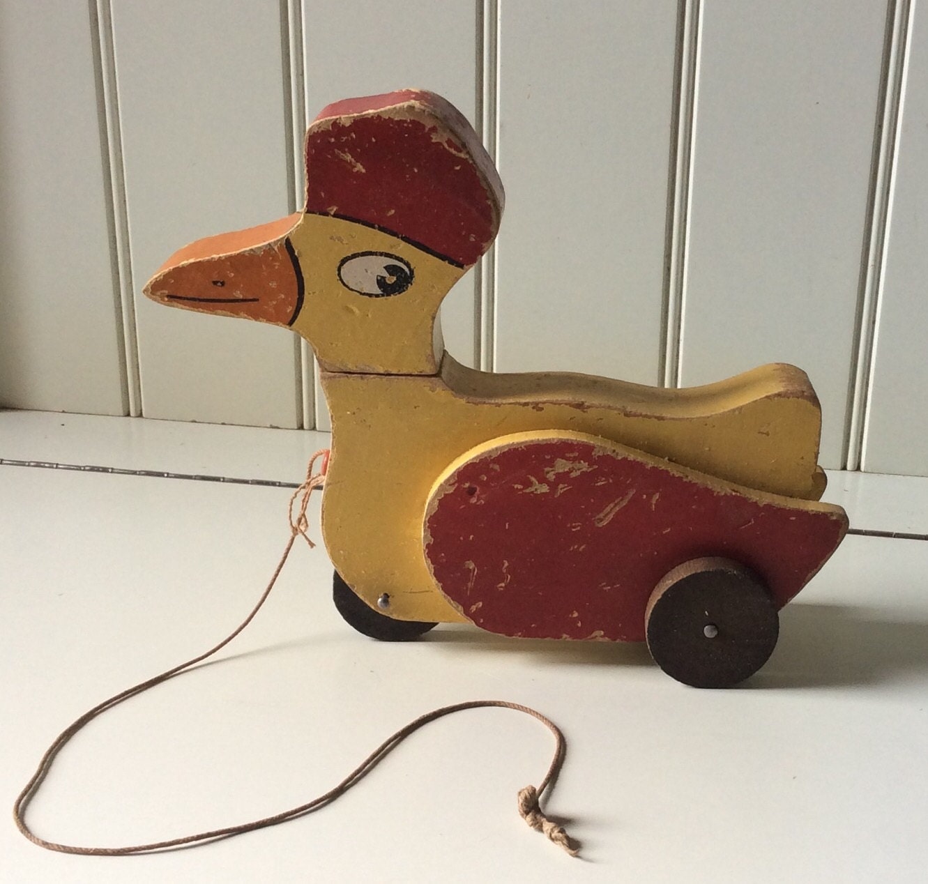 wooden pull back toys