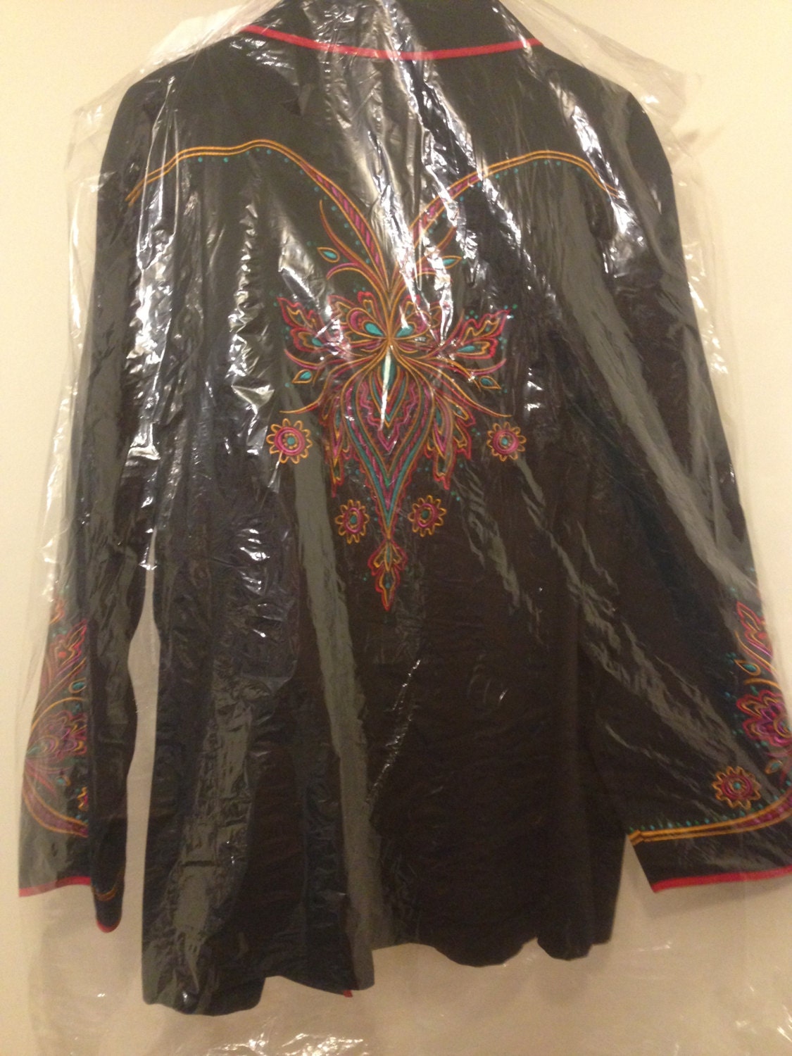 Woman's Vintage Bob Mackie Wearable Art Jacket Top