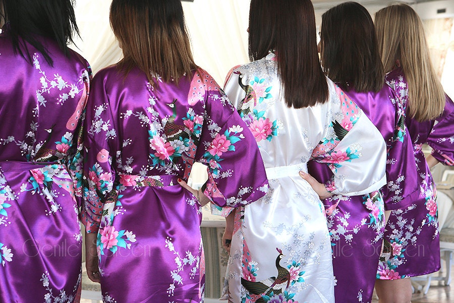 bridesmaid robes set of 6