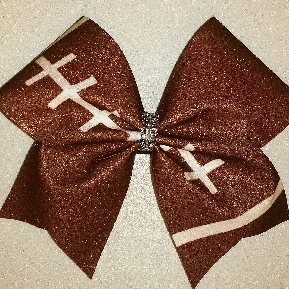 Cheer BowFOOTBALL by BOWcasions on Etsy
