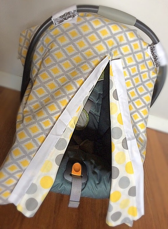 Car Seat Cover, Car Seat Canopy, Baby Gifts, Gender Neutral Baby